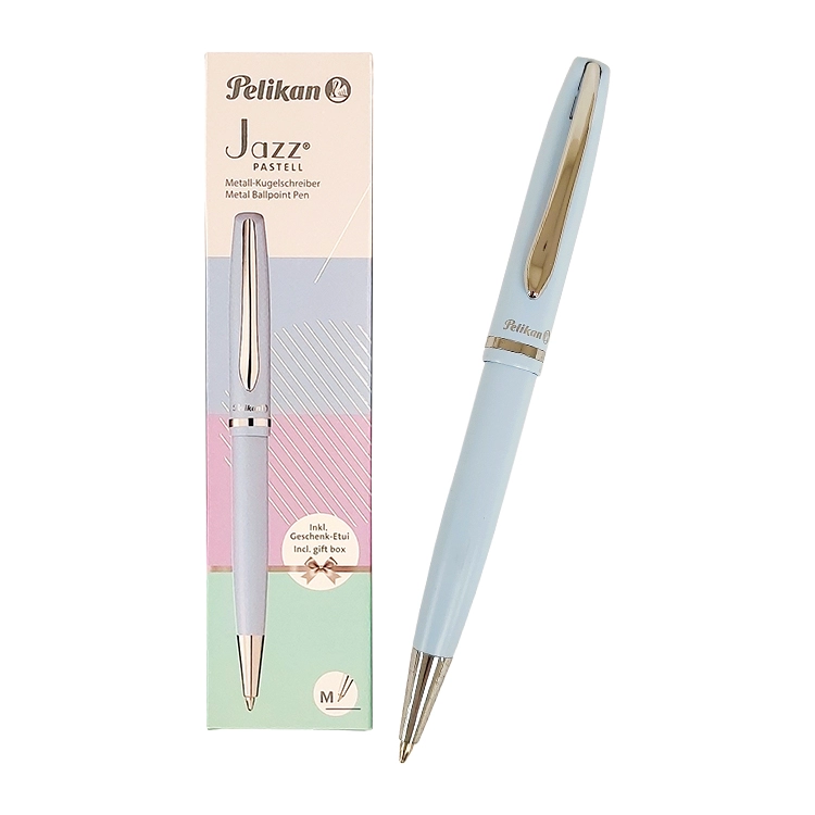 Boligrafo Lapicera Pelikan Jazz Pastel Celeste en Caja Art.L827010